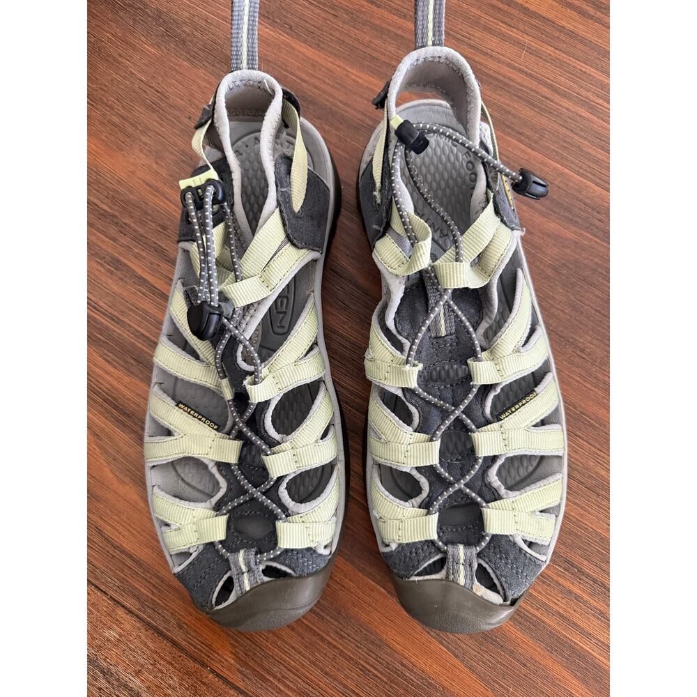 KEEN Waterproof Sport Sandals Sage Green Gray Outdoor Hiking Sandals Size 8